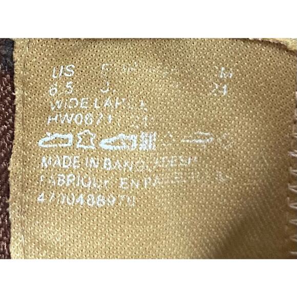 Hush Puppies Hadley Women's Bootie Shoes 6.5 Brown Cognac Side Zip Leather Boots - Picture 4 of 9